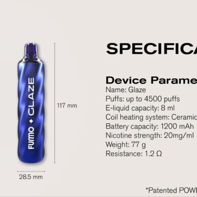 Alternative view of FUMMO GLAZE 4500 PUFFS