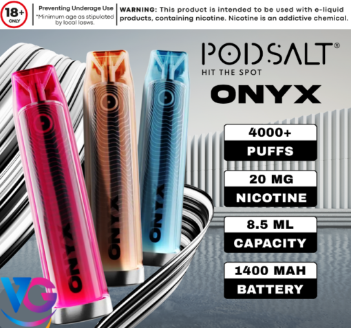 PODSALT ONYX 4000 PUFF'S